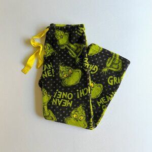Dr. Suess Fuzzy Grinch Pajama Pants Size 8/10